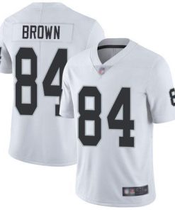 Nike Las Vegas Raiders #84 Antonio Brown White Stitched NFL Vapor Untouchable Limited Jersey