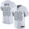 Nike Las Vegas Raiders #86 Lee Smith White Stitched NFL Limited Rush Jersey