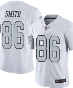 Nike Las Vegas Raiders #86 Lee Smith White Stitched NFL Limited Rush Jersey