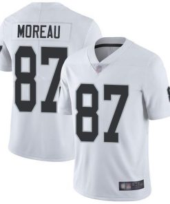 Nike Las Vegas Raiders #87 Foster Moreau White Stitched NFL Vapor Untouchable Limited Jersey