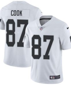 Nike Las Vegas Raiders #87 Jared Cook White Stitched NFL Vapor Untouchable Limited Jersey