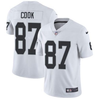 Nike Las Vegas Raiders #87 Jared Cook White Stitched NFL Vapor Untouchable Limited Jersey
