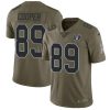 Nike Las Vegas Raiders #89 Amari Cooper Olive Stitched NFL Limited 2017 Salute To Service Jersey