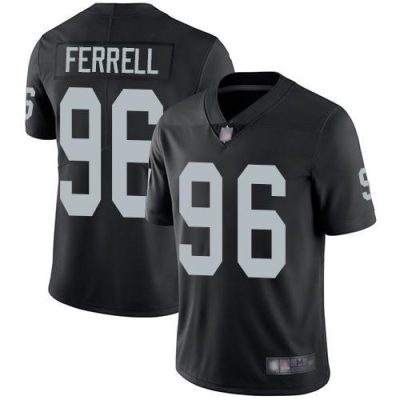 Nike Las Vegas Raiders #96 Clelin Ferrell Black Team Color Stitched NFL Vapor Untouchable Limited Jersey