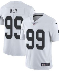 Nike Las Vegas Raiders #99 Arden Key White Stitched NFL Vapor Untouchable Limited Jersey