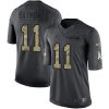 Nike Lions #11 Kalif Raymond Black Stitched NFL Limited Rush Jersey