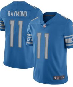 Nike Lions #11 Kalif Raymond Blue Team Color Stitched NFL Vapor Untouchable Limited Jersey
