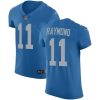 Nike Lions #11 Kalif Raymond Blue Throwback Stitched NFL Vapor Untouchable Elite Jersey