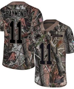 Nike Lions #11 Kalif Raymond Camo Stitched NFL Limited Rush Realtree Jersey