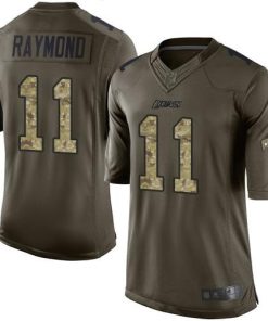 Nike Lions #11 Kalif Raymond Green Stitched NFL Limited 2015 Salute To Service Jersey