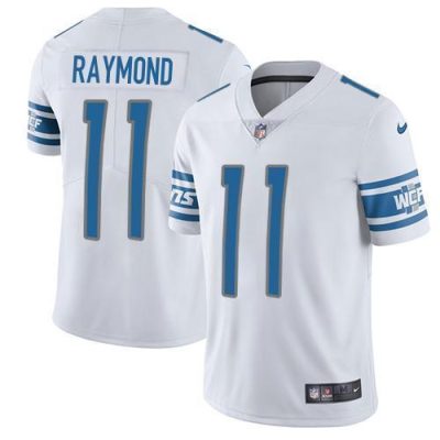 Nike Lions #11 Kalif Raymond White Stitched NFL Vapor Untouchable Limited Jersey