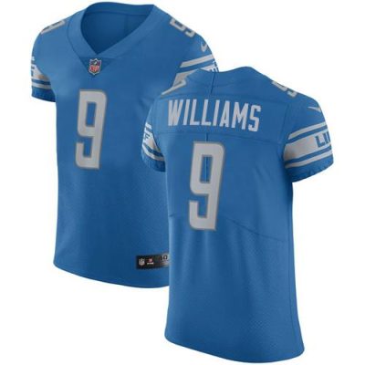 Nike Lions #9 Jameson Williams Blue Team Color Stitched NFL Vapor Untouchable Elite Jersey