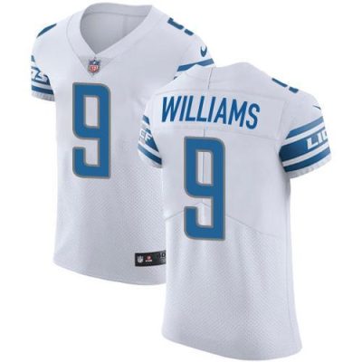 Nike Lions #9 Jameson Williams White Stitched NFL New Elite Jersey