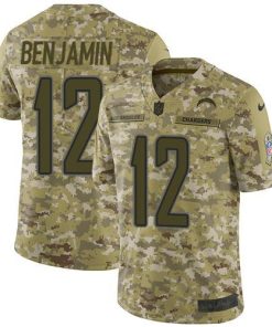 Nike Los Angeles Chargers #12 Travis Benjamin Camo Stitched NFL Limited 2018 Salute To Service Jersey