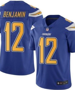 Nike Los Angeles Chargers #12 Travis Benjamin Electric Blue Stitched NFL Limited Rush Jersey