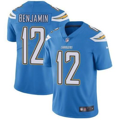Nike Los Angeles Chargers #12 Travis Benjamin Electric Blue Alternate Stitched NFL Vapor Untouchable Limited Jersey