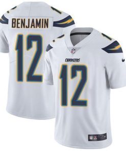 Nike Los Angeles Chargers #12 Travis Benjamin White Stitched NFL Vapor Untouchable Limited Jersey