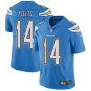 Nike Los Angeles Chargers #14 Dan Fouts Electric Blue Alternate Stitched NFL Vapor Untouchable Limited Jersey