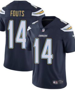 Nike Los Angeles Chargers #14 Dan Fouts Navy Blue Team Color Stitched NFL Vapor Untouchable Limited Jersey