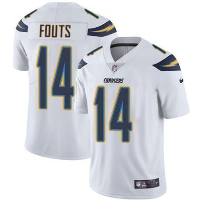 Nike Los Angeles Chargers #14 Dan Fouts White Stitched NFL Vapor Untouchable Limited Jersey