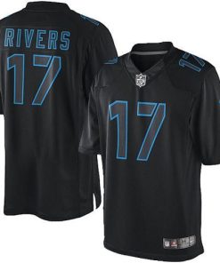 Nike Los Angeles Chargers #17 Philip Rivers Black Stitched NFL Impact Limited Jersey