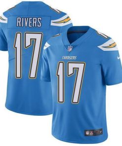 Nike Los Angeles Chargers #17 Philip Rivers Electric Blue Alternate Stitched NFL Vapor Untouchable Limited Jersey