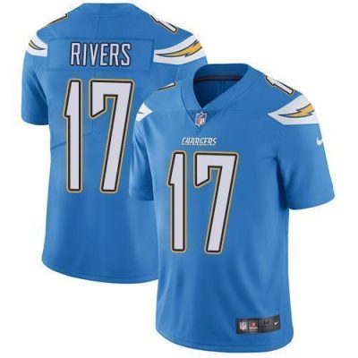 Nike Los Angeles Chargers #17 Philip Rivers Electric Blue Alternate Stitched NFL Vapor Untouchable Limited Jersey