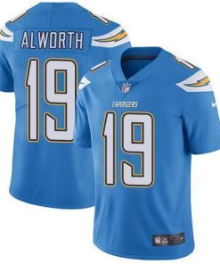 Nike Los Angeles Chargers #19 Lance Alworth Electric Blue Alternate Stitched NFL Vapor Untouchable Limited Jersey