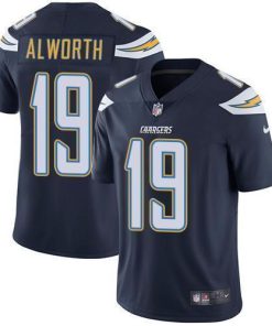 Nike Los Angeles Chargers #19 Lance Alworth Navy Blue Team Color Stitched NFL Vapor Untouchable Limited Jersey