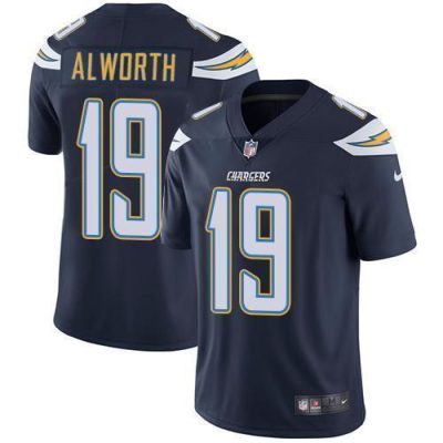 Nike Los Angeles Chargers #19 Lance Alworth Navy Blue Team Color Stitched NFL Vapor Untouchable Limited Jersey