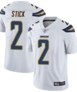 Nike Los Angeles Chargers #2 Easton Stick White Stitched NFL Vapor Untouchable Limited Jersey