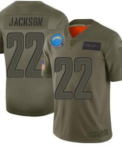Nike Los Angeles Chargers #22 Justin Jackson Camo Stitched NFL Limited 2019 Salute To Service Jersey