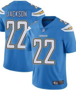 Nike Los Angeles Chargers #22 Justin Jackson Electric Blue Alternate Stitched NFL Vapor Untouchable Limited Jersey