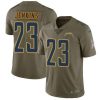 Nike Los Angeles Chargers #23 Rayshawn Jenkins Olive Stitched NFL Limited 2017 Salute To Service Jersey
