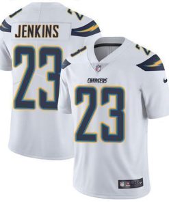 Nike Los Angeles Chargers #23 Rayshawn Jenkins White Stitched NFL Vapor Untouchable Limited Jersey
