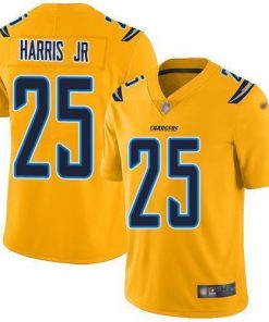 Nike Los Angeles Chargers #25 Chris Harris Jr Gold Stitched NFL Limited Inverted Legend Jersey