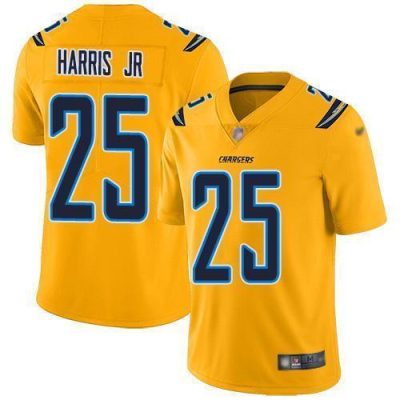 Nike Los Angeles Chargers #25 Chris Harris Jr Gold Stitched NFL Limited Inverted Legend Jersey