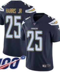 Nike Los Angeles Chargers #25 Chris Harris Jr Navy Blue Team Color Stitched NFL 100th Season Vapor Untouchable Limited Jersey