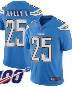 Nike Los Angeles Chargers #25 Melvin Gordon III Electric Blue Alternate Stitched NFL 100th Season Vapor Limited Jersey
