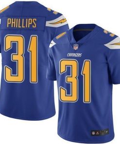 Nike Los Angeles Chargers #31 Adrian Phillips Electric Blue Stitched NFL Limited Rush Jersey