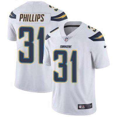 Nike Los Angeles Chargers #31 Adrian Phillips White Stitched NFL Vapor Untouchable Limited Jersey