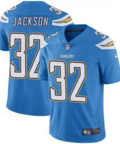 Nike Los Angeles Chargers #32 Justin Jackson Electric Blue Alternate Stitched NFL Vapor Untouchable Limited Jersey