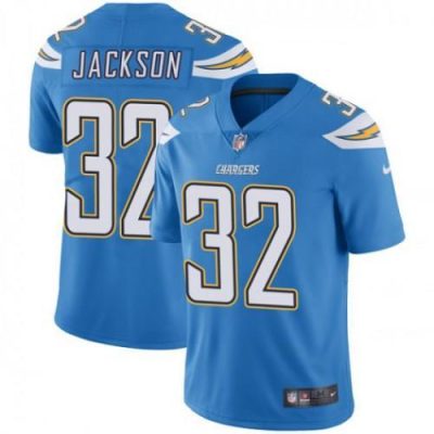 Nike Los Angeles Chargers #32 Justin Jackson Electric Blue Alternate Stitched NFL Vapor Untouchable Limited Jersey