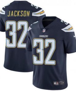 Nike Los Angeles Chargers #32 Justin Jackson Navy Blue Team Color Stitched NFL Vapor Untouchable Limited Jersey