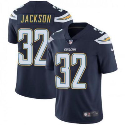 Nike Los Angeles Chargers #32 Justin Jackson Navy Blue Team Color Stitched NFL Vapor Untouchable Limited Jersey