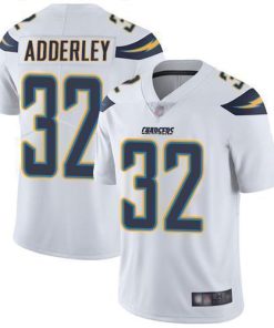 Nike Los Angeles Chargers #32 Nasir Adderley White Stitched NFL Vapor Untouchable Limited Jersey