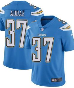 Nike Los Angeles Chargers #37 Jahleel Addae Electric Blue Alternate Stitched NFL Vapor Untouchable Limited Jersey