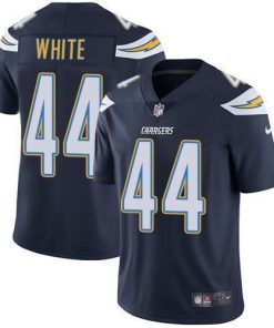 Nike Los Angeles Chargers #44 Kyzir White Navy Blue Team Color Stitched NFL Vapor Untouchable Limited Jersey