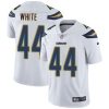 Nike Los Angeles Chargers #44 Kyzir White White Stitched NFL Vapor Untouchable Limited Jersey
