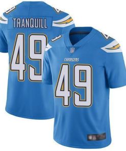 Nike Los Angeles Chargers #49 Drue Tranquill Electric Blue Alternate Stitched NFL Vapor Untouchable Limited Jersey